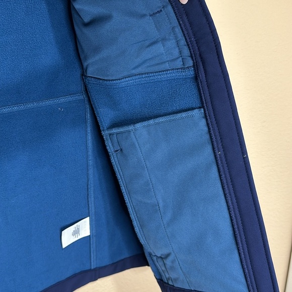 LAND’S END Women’s Stretch Softshell Fleece Hooded Jacket, Size S (6/8), EUC - Picture 7 of 9